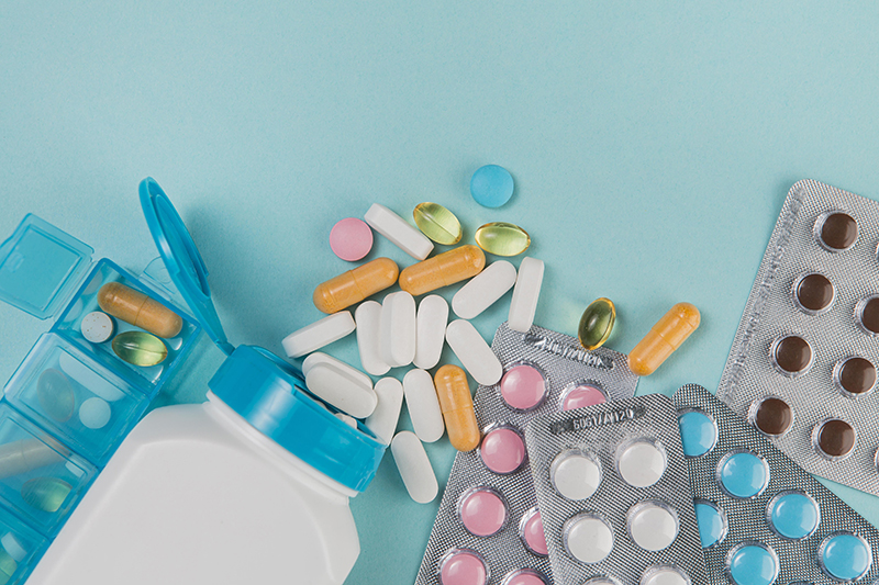 top-view-variety-of-medicine-and-tablets